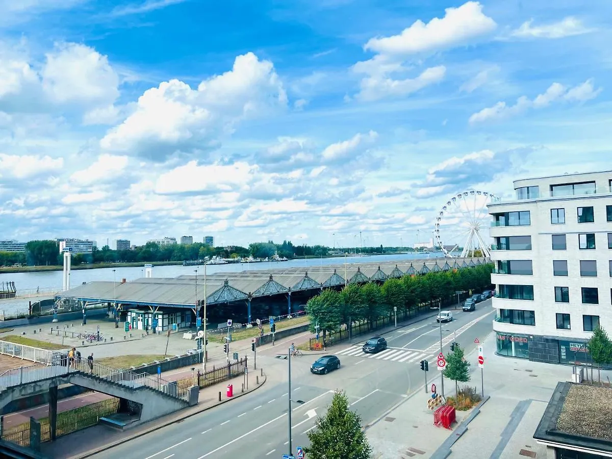 Riverview Studio In Historical Heart Of Antwerpen